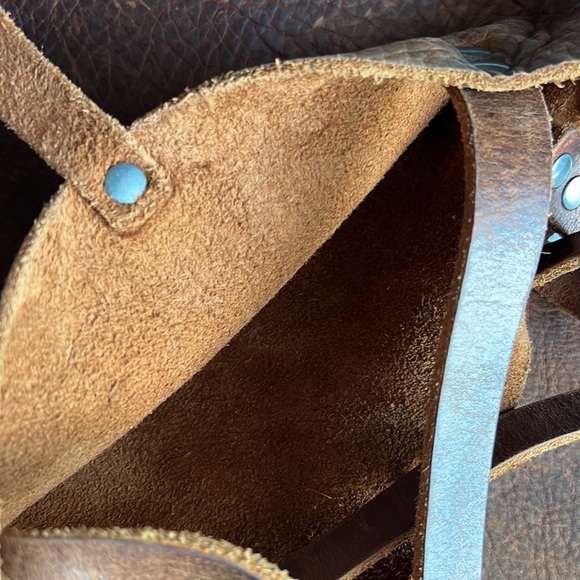 🔥Handmade Leather Tote and pouch Brown - Picture 17 of 17